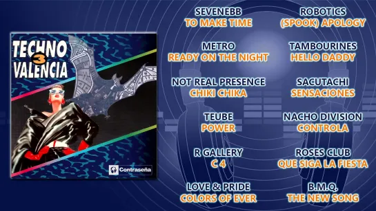 TECHNO VALENCIA 3 (Sonido de Valencia) Techno de los 90s, Musica 90, tecno 90 ruta del bakalao actv