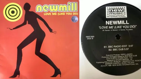 Newmill - Love Me (Like You Do) (Vinyl, 12, 45 RPM) (1999)