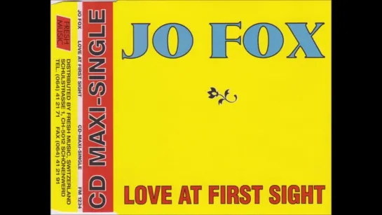 Jo Fox – Love At First Sight (Maxi CD)