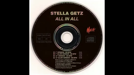 Stella Getz - All In All (1994 ⁄ CDM) - 4 Mixes.wav