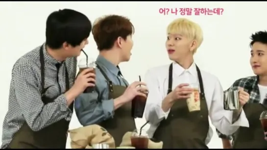 Juicy Juice CF making with Block B