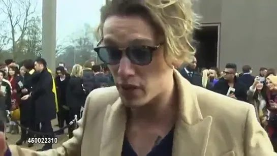 Jamie Campbell Bower on Burberry Shows