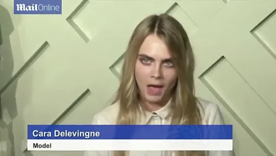 Cara Delevingne discusses acting projects at Burberry event