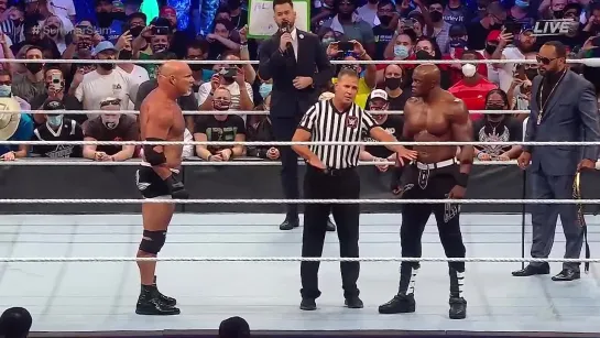 Голдберг против Бобби Лэшли SummerSlam 2021.