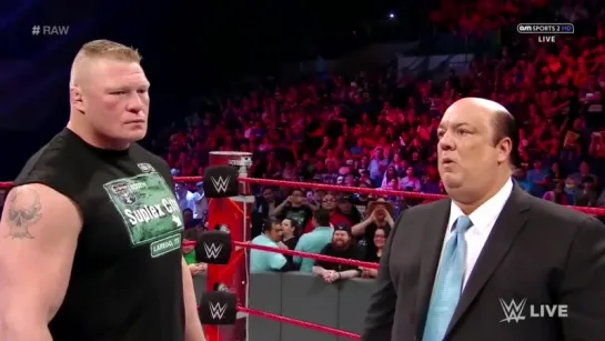 Brock Lesnar and Paul Heyman RAW (545 TV)