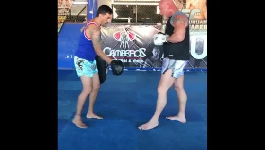 Goldberg instagram training Royal Rumble.