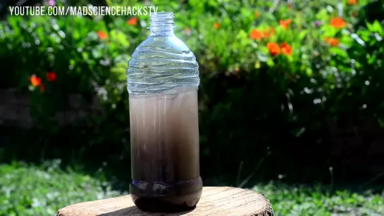 Homemade Solar water filter - Simple Life hack