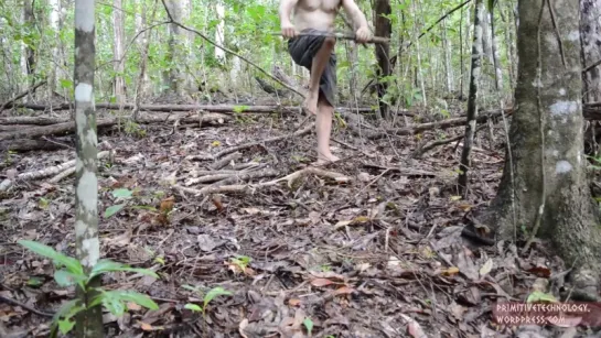 Building a tiled roof hut