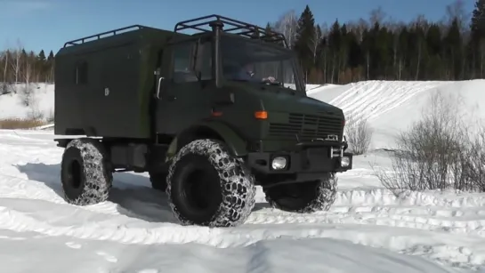 Газ 6611  против Мерседеса UNIMOG