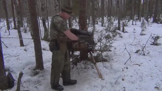 Как сделать кресло в лесу Часть 2