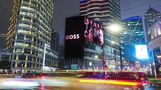 #HugoBossхLeeMinHo в Шанхае / Cr: HUGOBOSS TW