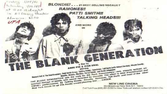 the Blank generation (1976) RUS