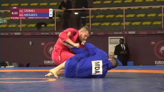 1⁄2 Mens GP Gi - 100 kg  J. CZUBAK (POL) v. E. RAFIGAEV (MDA)