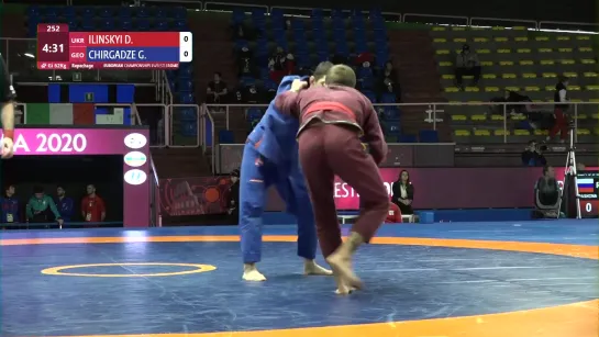 Repechage Mens GP Gi - 62 kg  D. ILINSKYI (UKR) v. G. CHIRGADZE (GEO)