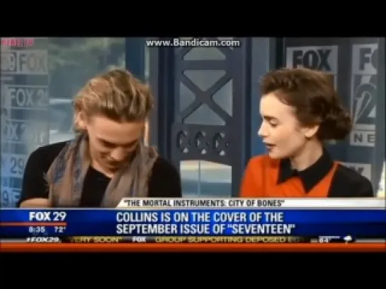 Compilation of funny and cute interview of Jamie Campbell Bower