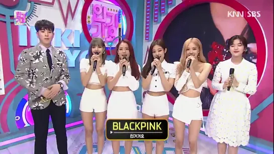 [CLIP] 190407 SBS Inkigayo, Blackpink Comeback Interview with Block B BASTARZ P.O and Shin