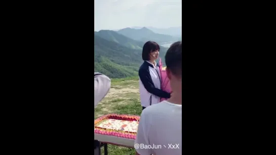 "山月不知心底事" Wrap-up Ceremony BTS Filming (180613)