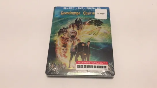 Goosebumps Blu-ray Steelbook Unboxing Canada Worldwide Exclusive Edition