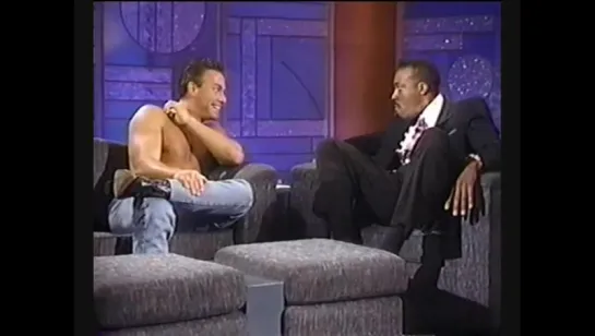 Van Damme on Arsenio Hall (Universal Soldier) Part 1