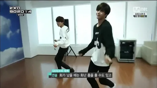 140926 EXO 902014 SMRookies In Practice Room