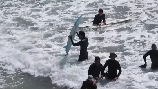 [2013.09.17] Закадровая съёмка дорамы «Наследники», Huntington Beach (3)