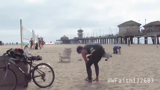 [2013.09.17] Закадровая съёмка дорамы «Наследники», Huntington Beach (1)