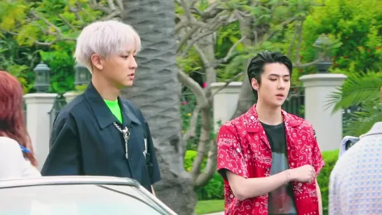 190725 EXO-SC на съёмках What a life🌴