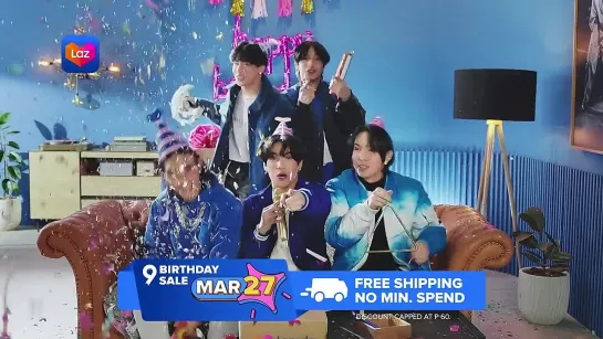 [20210306] Celebrate with us as Lazada turns 9 on March 27! (Филлипины)