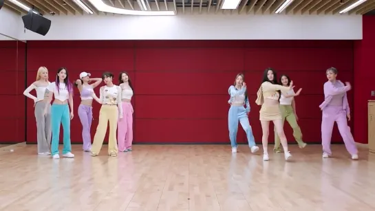 TWICE (트와이스) - 'Talk that Talk' Dance Practice [Mirrored]