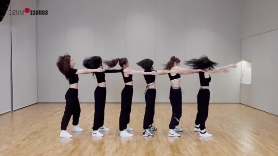 LE SSERAFIM (르세라핌) - 'FEARLESS' Dance Practice [Mirrored]