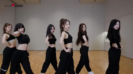 LE SSERAFIM (르세라핌) - 'FEARLESS' Dance Practice Moving ver. [Mirrored]