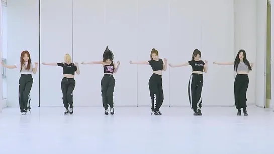 Rocket Punch (로켓펀치) - 'Ring Ring' Dance Practice №1 (6 members) [Mirrored]