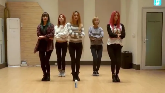 mirrored [Dance Practice] EXID Hot Pink