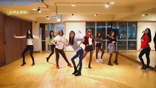 mirrored [ dance practice ] 나인뮤지스 [ 9MUSES ] - 드라마 ( DRAMA ) NINE MUSES