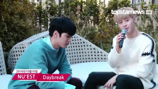 [TopStarNewsTV] NU'EST - Daybreak (Minhyun&JR)