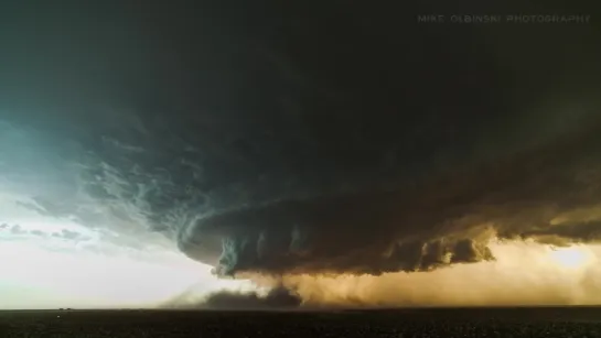 A supercell near Booker, Texas