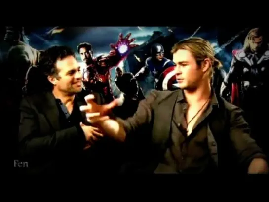 The Avengers Cast  Cross my heart (Gag Reel)