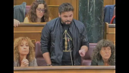 JIMÉNEZ LOSANTOS carga contra el chulo putas RUFIÁN Tú, golpista, de un partido criminal, de que VAS