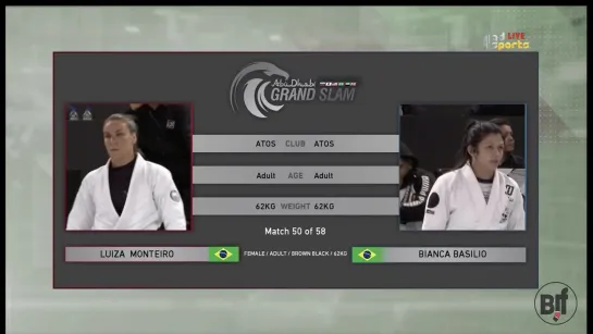 Luiza Monteiro vs Bianca Basilio #ADGSRIO19