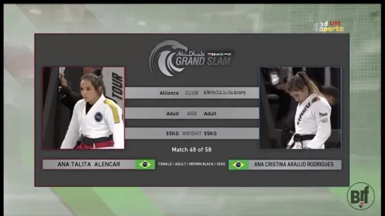 Ana Talita Alencar vs ANA CRISTINA ARAUJO RODRIGUES #ADGSRIO19