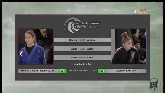 Mayssa Caldas Pereira Bastos vs Brenda Larissa #ADGSRIO19