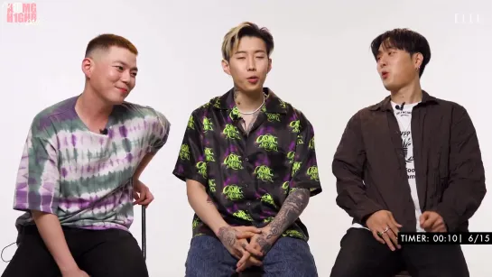 |AOMG x H1GHR Gang| Jay Park, Golden, pH-1 Song Association w ELLE (рус.саб)