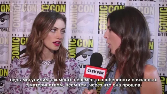 Интервью Фиби Тонкин для Clevver News Comic-Con 2016 [Русские субтитры]