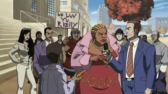 01x02 - Гетто: Суд Над Ар Келли / The Boondocks: The Trial of R. Kelly (2005)