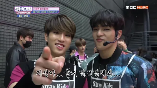 [VIDEO] 190412 Stray Kids CUT @ Show Champion Behind