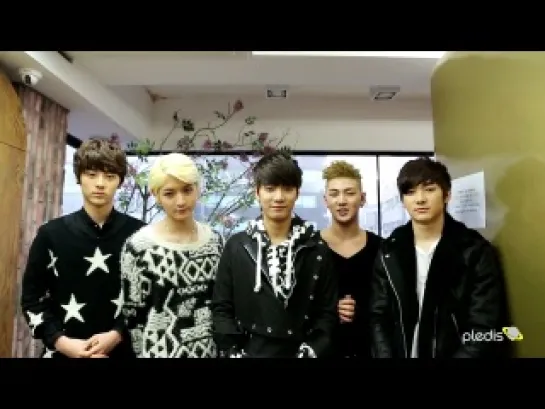 2013 뉴이스트 (NU'EST) 새해인사멘트 (Новогоднее поздравление)