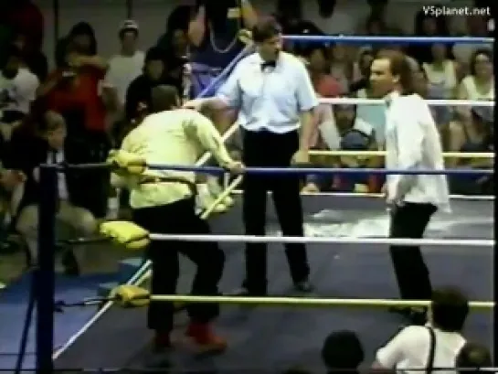 Jim Cornette vs. Paul E. Dangerously (Heyman) - NWA/WCW Great American Bash 1989