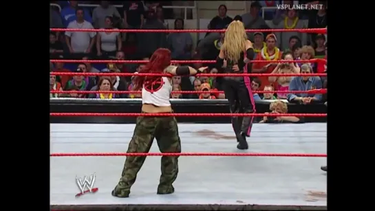 Trish Stratus vs Lita, WWE RAW 06.12.2004 - Women's Championship match