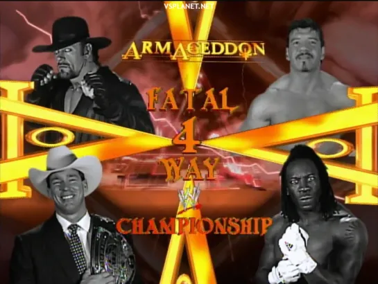 JBL (c) vs Booker T vs Eddie Guerrero vs the Undertaker - WWE Armageddon 2004