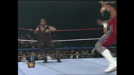 Mankind vs Aldo Montoya, WWF Monday Night RAW 22.04.1996